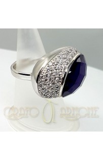 Anello Pietra Viola